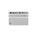 [KRAMER] KDOCK-5 Portable Docking station - Adapter USB Type-C to  USB Type-C/HDMI/DP/RJ45/USB/PD/Audio 3.5