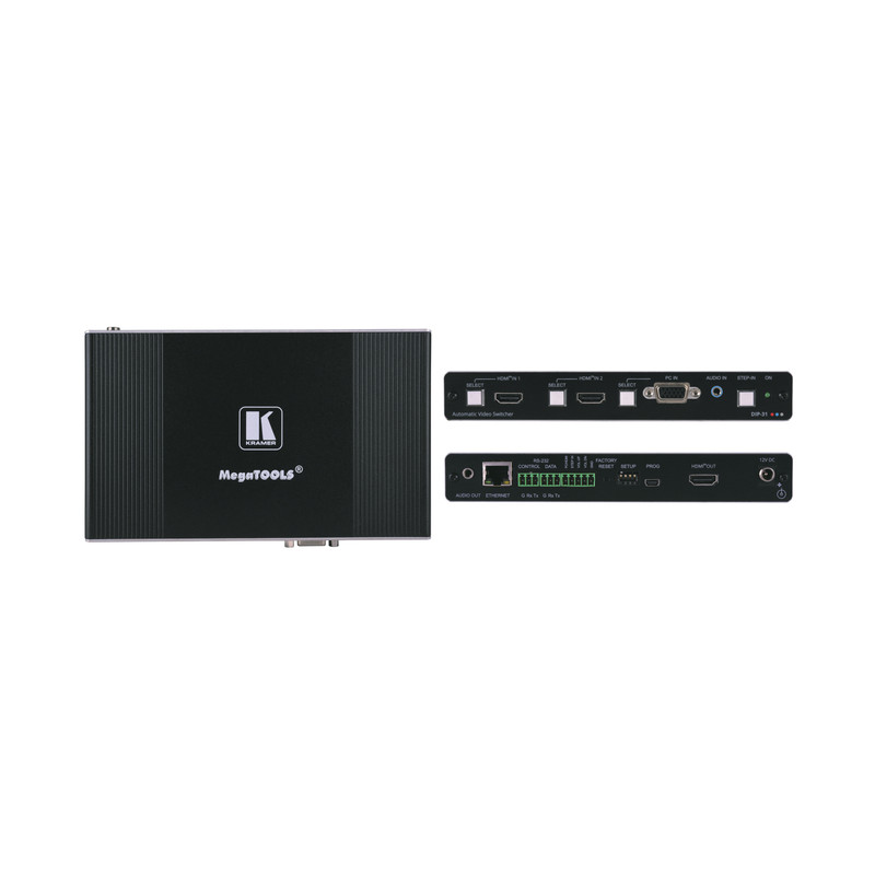[KRAMER] DIP-31 4K UHD HDMI & Computer Graphics Automatic Video Switcher