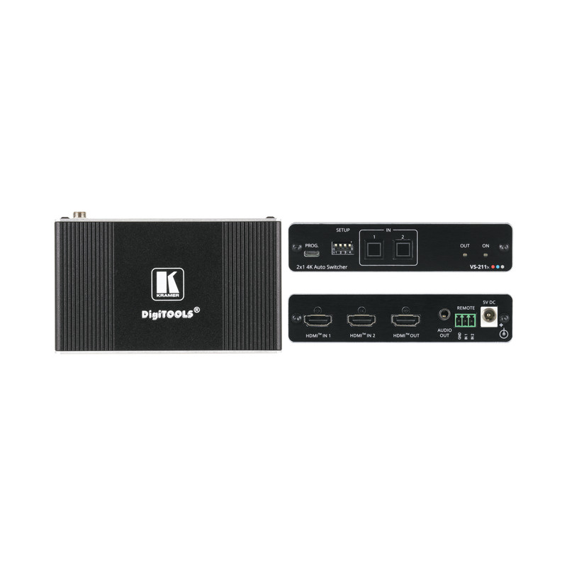 [KRAMER] VS-211X 4K60 4:4:4 2x1 HDMI Switcher
