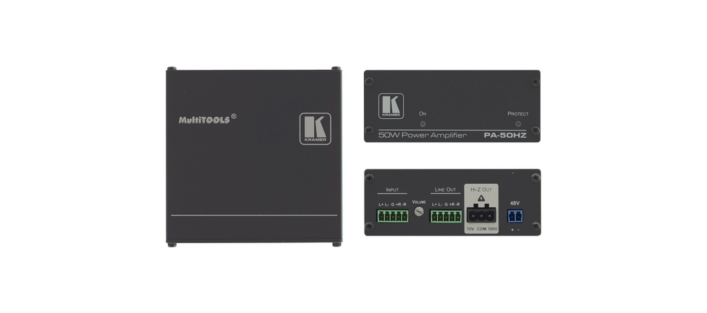 [KRAMER] PA-50HZ Power Amplifier (50W@70V/100V)