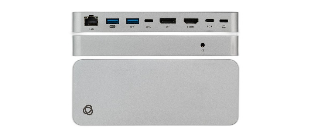[KRAMER] KDOCK-5 Portable Docking station - Adapter USB Type-C to  USB Type-C/HDMI/DP/RJ45/USB/PD/Audio 3.5