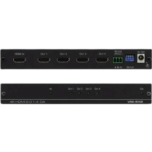 KRAMER VM-4H2 - Distribuidor HDMI 1x4 4K60 HDCP 2.2
