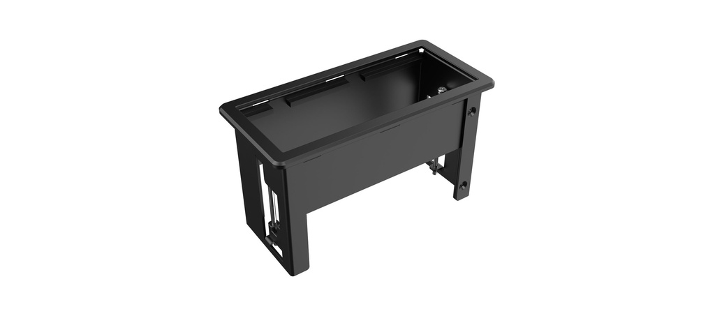 [KRAMER] T-IN2-REC1(B) Baseline, Black In-Table elegant tabletop connectivity for 2 modules