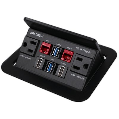 [KRAMER] MCP-1(B) Black Pass-through module with 1 hole