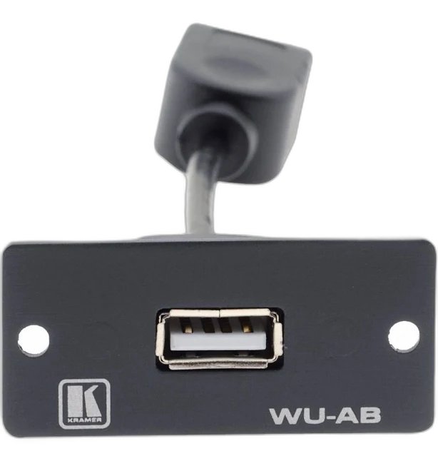 [KRAMER] WU3-AA(B) Wall Plate insert - USB 3.0 Wall Plate Insert (A/A)