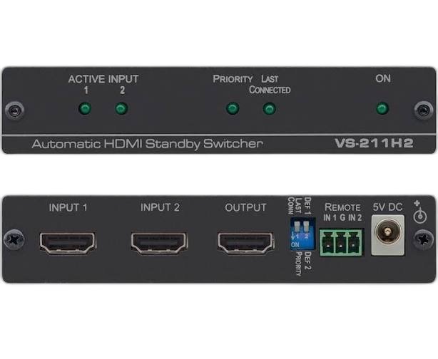 [KRAMER] VS-211H2 2:1 UHD low-cost auto switcher