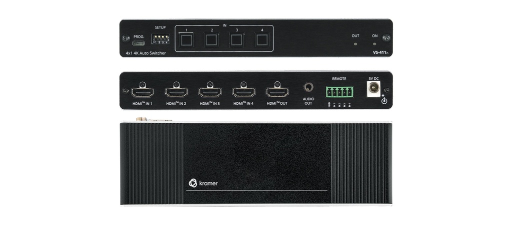 [KRAMER] VS-411X 4K60 4:4:4 4x1 HDMI Switcher