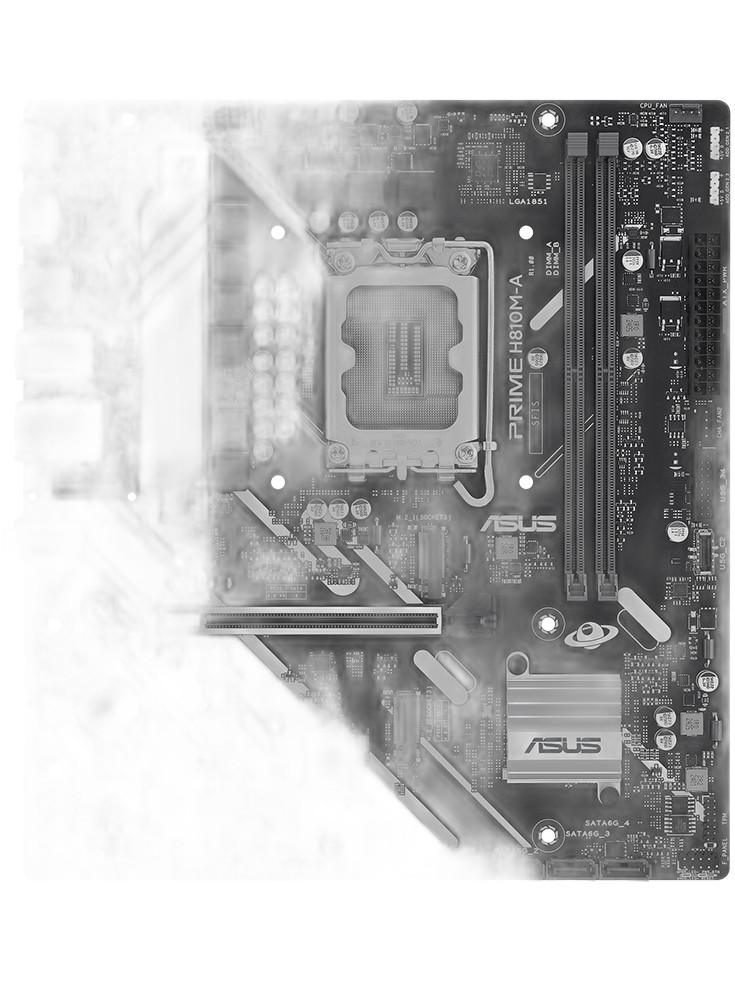 ASUS Motherboard PRIME H810M-E LGA1851/DDR5/Intel Core Ultra