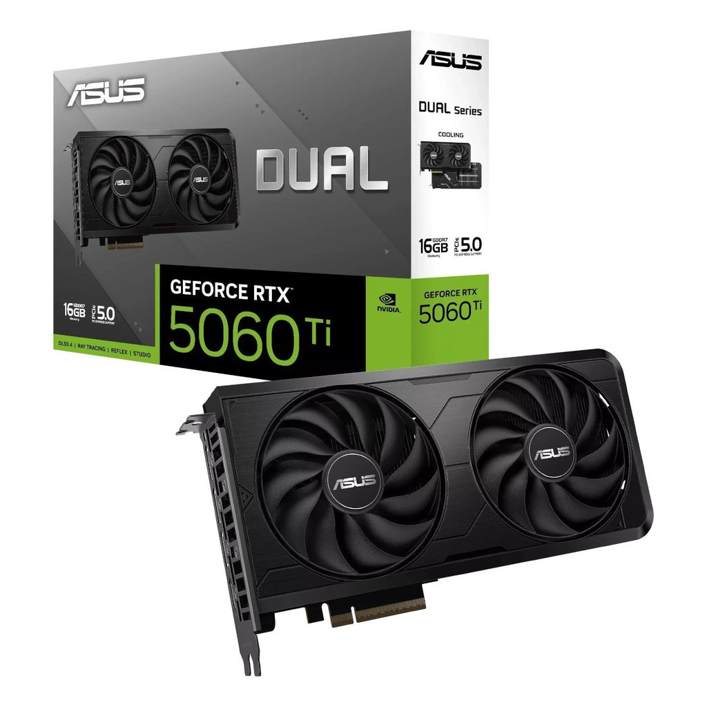 ASUS TARJETA VIDEO DUAL-RTX5060TI-O16G-EVO