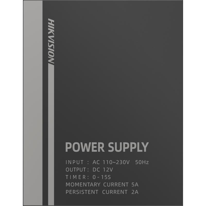 Hikvision Fuente de Alimentacion 12Vcd 2A para una puerta