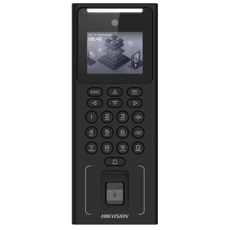Hikvision Control Acceso/Asistencia Huella+PIN+Proxy+Facial Wifi