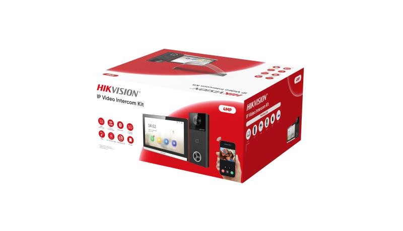 Hikvision KIT Video Portero IP incl. DS-KH6350-WTE1/DS-KV6114-WBE1