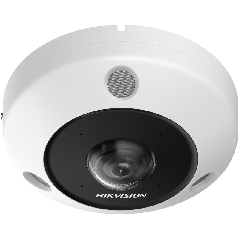 Hikvision Fisheye 6MP IP67 IK10 IR15mt. Mic Conteo Pers. HeatMap