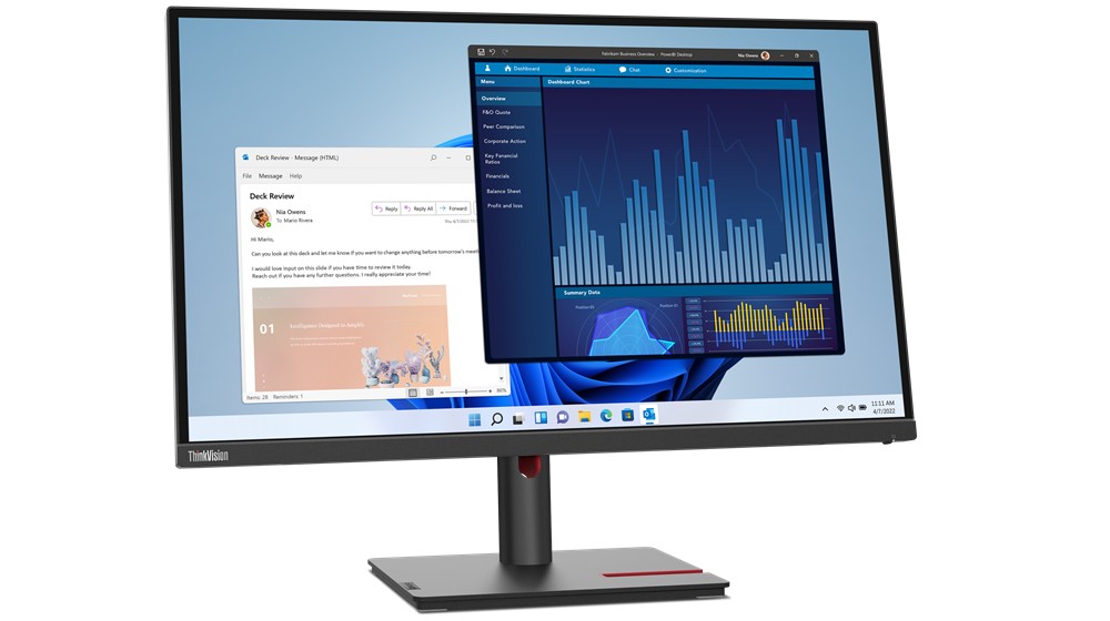 Lenovo Monitor ThinkVision T27p-30 27" 4K USB-C