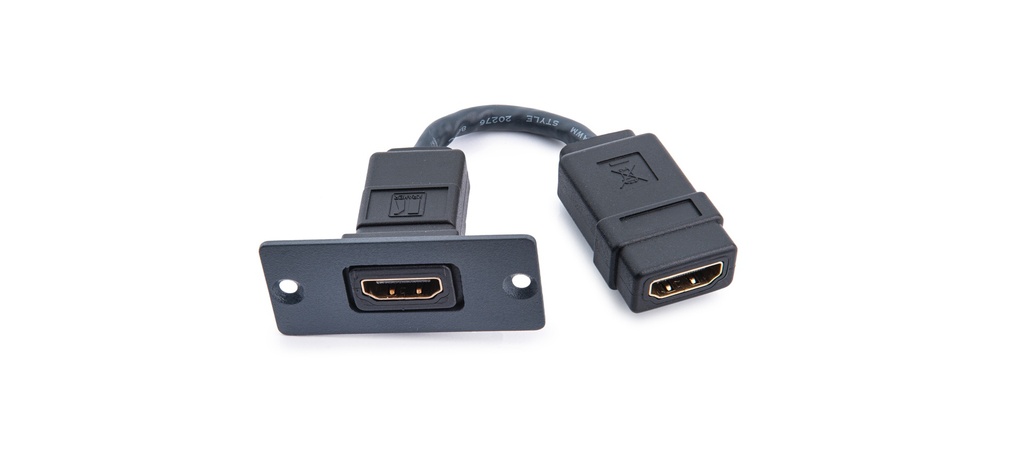 W-H(W-HDMI)(B) Wall Plate Insert - HDMI