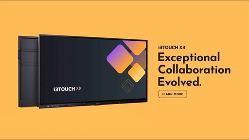 [10010552] [I3CONNECT] i3TOUCH X3 75 Pantalla Interactiva Infrarroja 75'' Serie X3