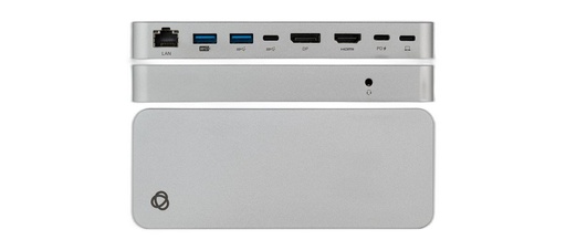 [91-00017599] [KRAMER] KDOCK-5 Portable Docking station - Adapter USB Type-C to  USB Type-C/HDMI/DP/RJ45/USB/PD/Audio 3.5
