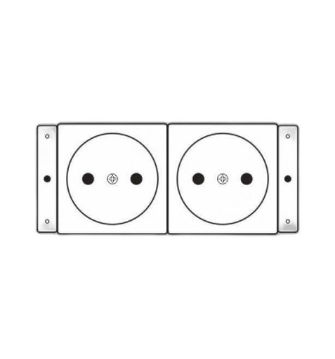 [80-001899] [KRAMER] TS-2U TBUS UNIVERSAL 2 X Power socket assembly