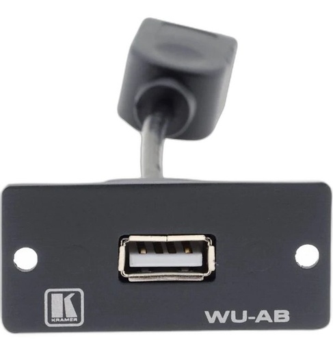 [80-020699] [KRAMER] WU3-AA(B) Wall Plate insert - USB 3.0 Wall Plate Insert (A/A)