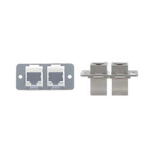 [85-3002099] [KRAMER] W4545(B) Wall Plate Insert - Dual RJ-45