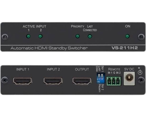 [20-80353090] [KRAMER] VS-211H2 2:1 UHD low-cost auto switcher