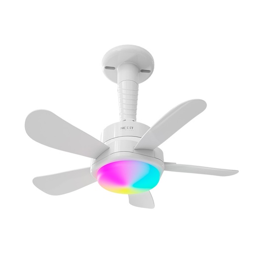 [INTC-MM107NXT72] Nexxt Home NHA-F100 Smart socket ceiling fan with RGB light