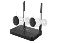 [INTC-ES225HIK32] Hikvision KIT NVS WIFI 4CH + 2 Bullets 2MP H.265 SD hasta 512GB