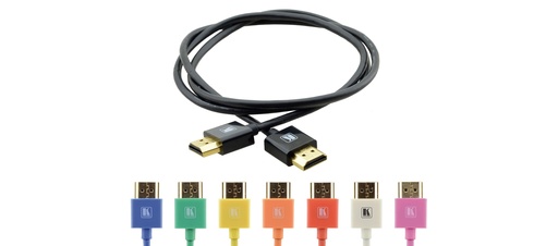 [97-0132006] C-HM/HM/PICO/BK-6 Ultra Slim Flexible High-Speed HDMI™ Cable with Ethernet